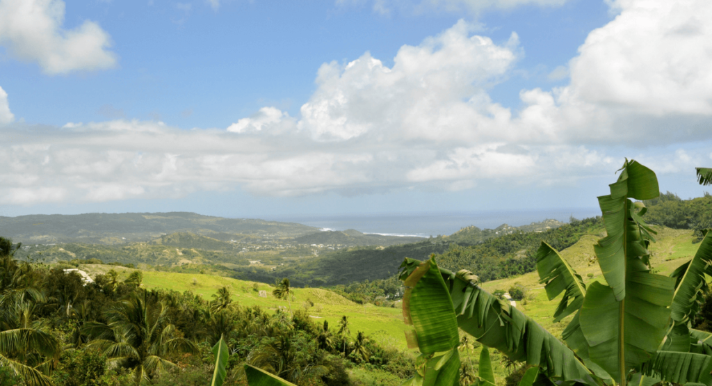 Building on a slope in Barbados