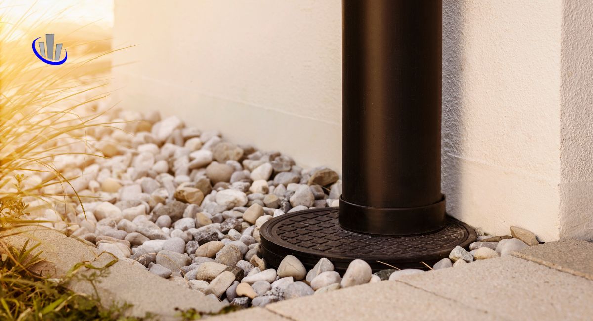 French drain installation